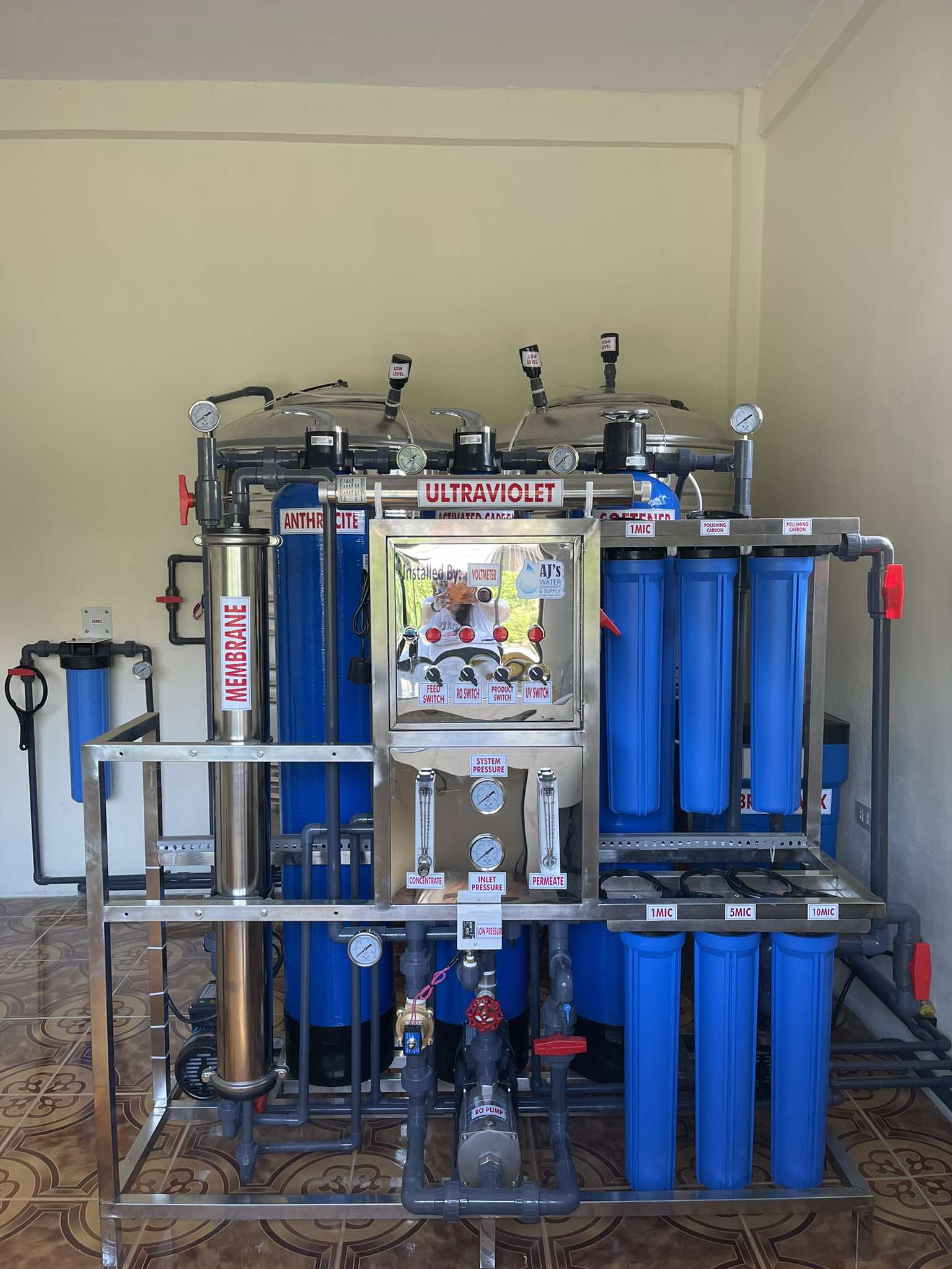 Single Membrane Manual Purified water refilling package