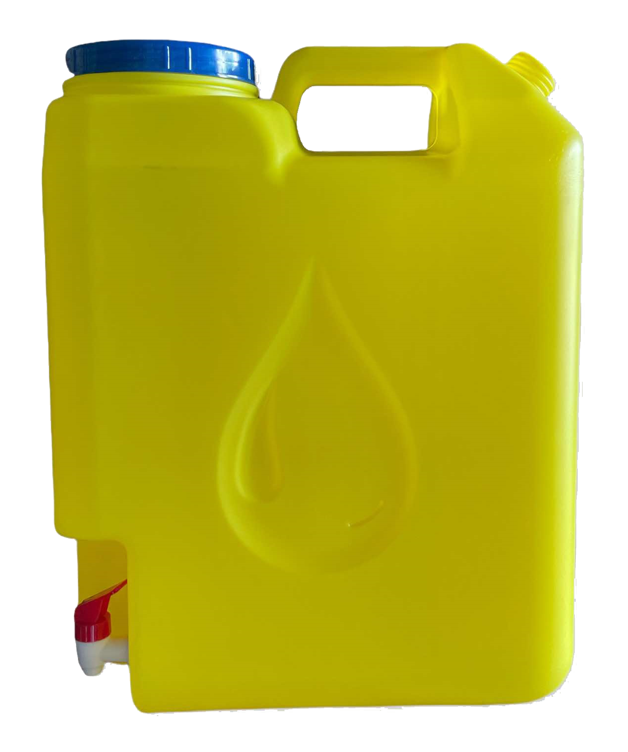 One Drop Slim water container in yellow